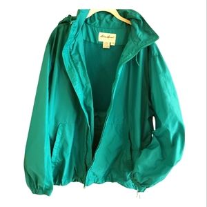 Eddie bauer teal windbreaker size L